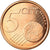 España, 5 Euro Cent, 2003, MBC, Cobre chapado en acero, KM:1042