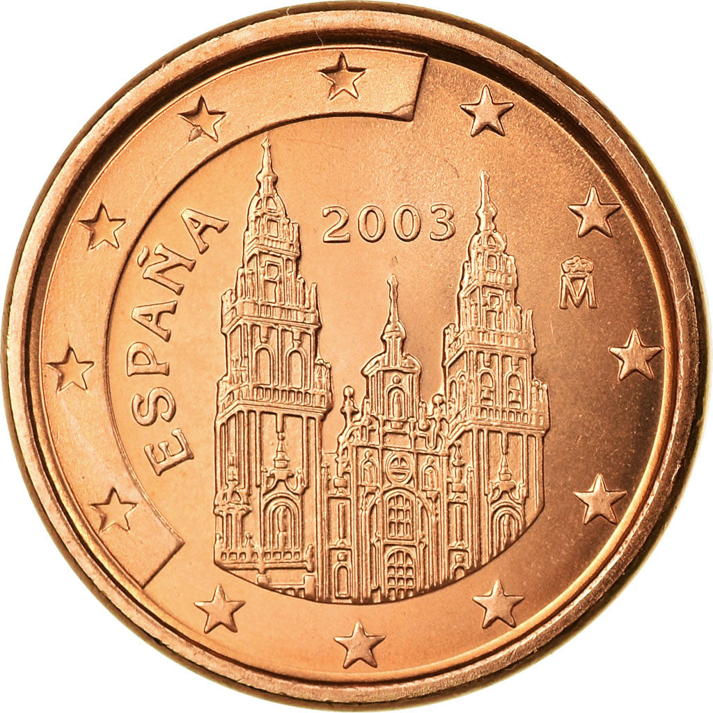 Espagne, Euro Cent, 2003, SUP, Copper Plated Steel, KM:1040