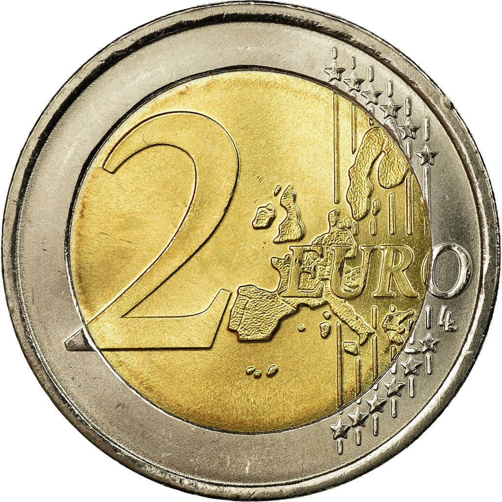 Greece, 2 Euro, 2002, AU(50-53), Bi-Metallic, KM:188