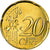 Francja, 20 Euro Cent, 1999, Paris, AU(55-58), Mosiądz, KM:1286