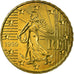 France, 10 Euro Cent, 1999, AU(55-58), Brass, KM:1285