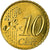 France, 10 Euro Cent, 1999, SUP, Laiton, KM:1285