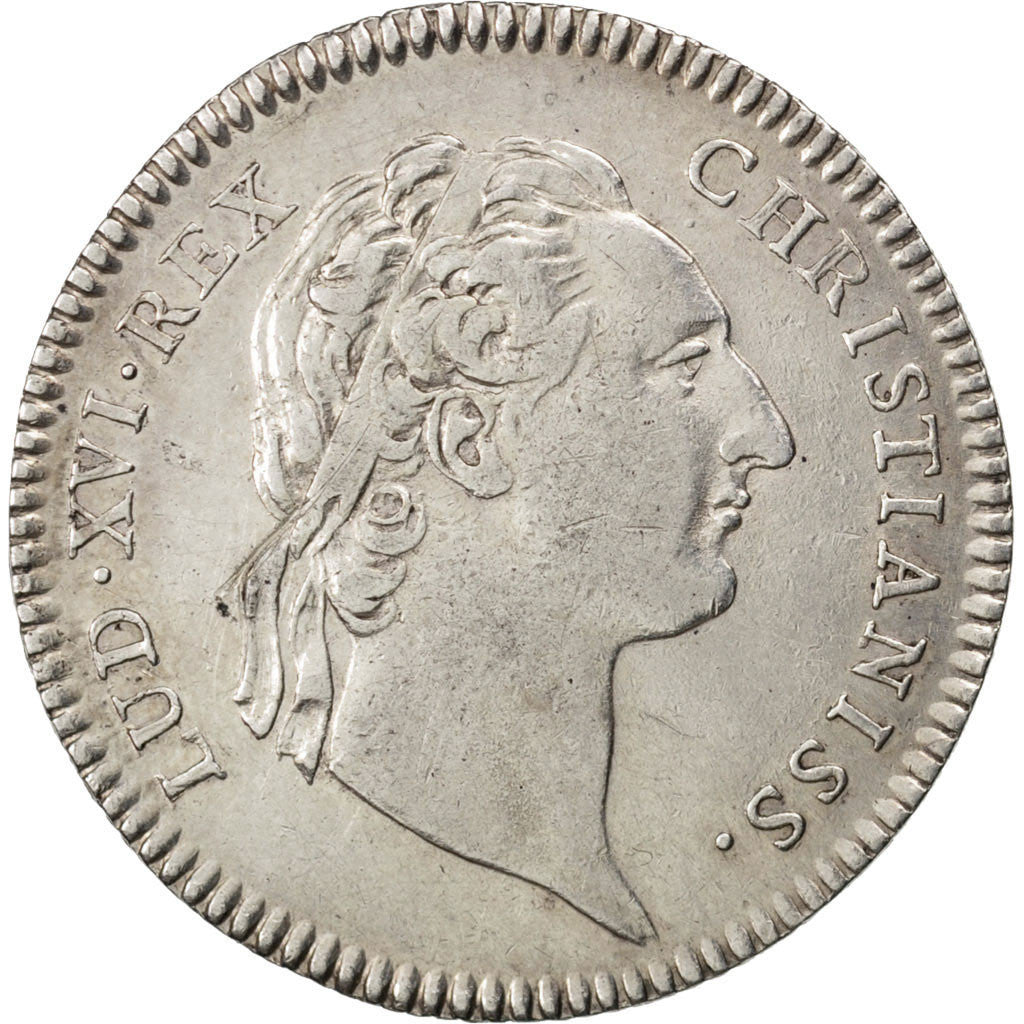 France, Royal, Token, 1775, AU(50-53), Silver, Feuardent #894, 7.23