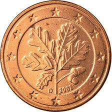 République fédérale allemande, 5 Euro Cent, 2002, SUP, Copper Plated Steel