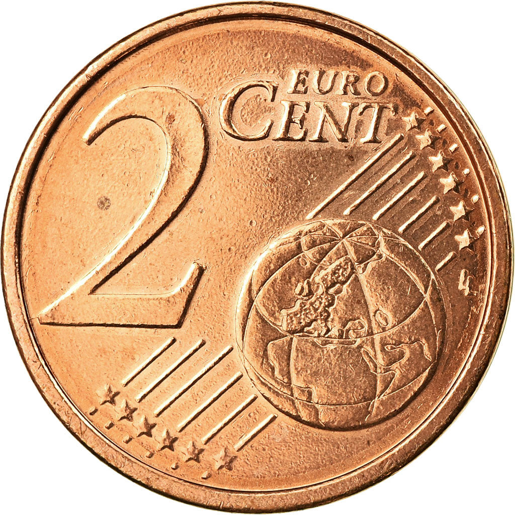 GERMANIA - REPUBBLICA FEDERALE, 2 Euro Cent, 2002, SPL-, Acciaio placcato rame