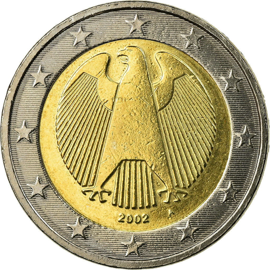 République fédérale allemande, 2 Euro, 2002, SUP, Bi-Metallic, KM:214