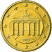 GERMANIA - REPUBBLICA FEDERALE, 50 Euro Cent, 2002, SPL-, Ottone, KM:212