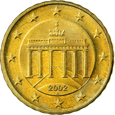 Niemcy - RFN, 10 Euro Cent, 2002, Berlin, AU(55-58), Mosiądz, KM:210