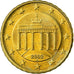 ALEMANHA - REPÚBLICA FEDERAL, 10 Euro Cent, 2002, AU(55-58), Latão, KM:210