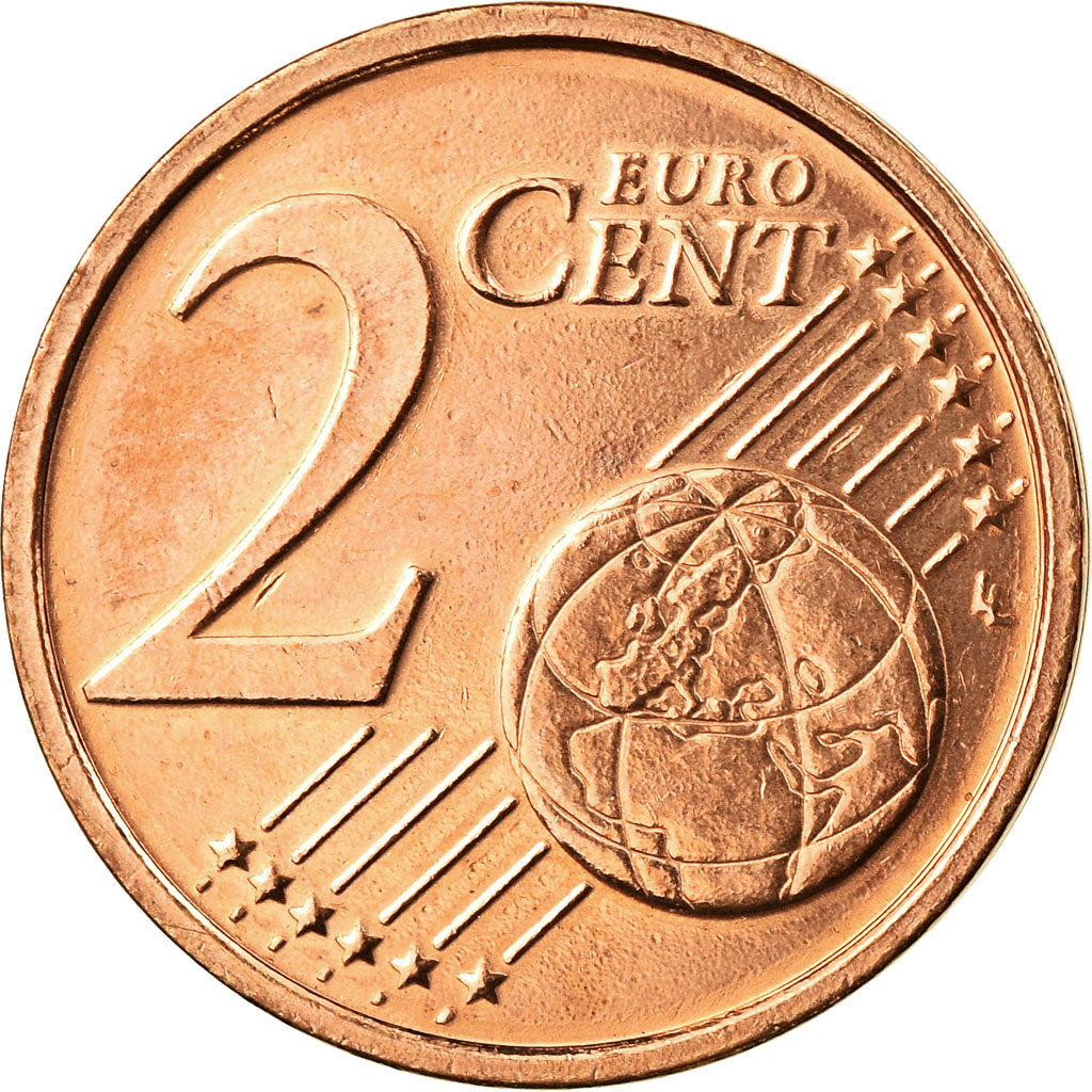 GERMANIA - REPUBBLICA FEDERALE, 2 Euro Cent, 2002, SPL-, Acciaio placcato rame