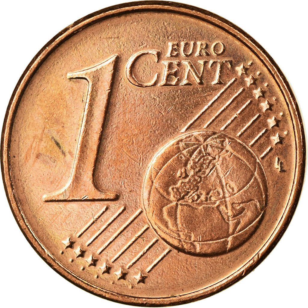 GERMANY - FEDERAL REPUBLIC, Euro Cent, 2002, EF(40-45), Copper Plated Steel