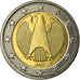 GERMANY - FEDERAL REPUBLIC, 2 Euro, 2002, EF(40-45), Bi-Metallic, KM:214