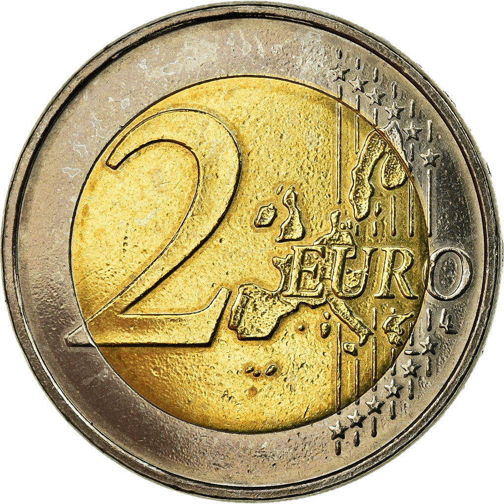 GERMANY - FEDERAL REPUBLIC, 2 Euro, 2002, EF(40-45), Bi-Metallic, KM:214