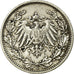 Coin, GERMANY - EMPIRE, 1/2 Mark, 1911, Muldenhütten, EF(40-45), Silver, KM:17
