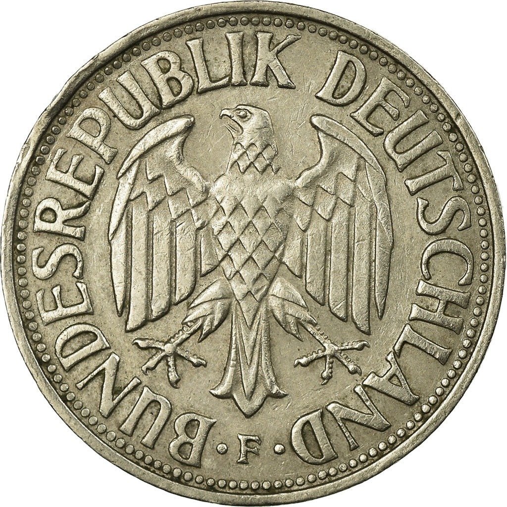 Coin, GERMANY - FEDERAL REPUBLIC, Mark, 1963, Stuttgart, EF(40-45)