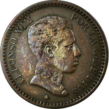 Coin, Spain, Alfonso XIII, 2 Centimos, 1904, Madrid, EF(40-45), Copper, KM:722