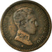 Coin, Spain, Alfonso XIII, 2 Centimos, 1904, Madrid, VF(20-25), Copper, KM:722