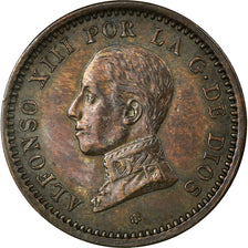 Coin, Spain, Alfonso XIII, 2 Centimos, 1912, Madrid, EF(40-45), Copper, KM:732