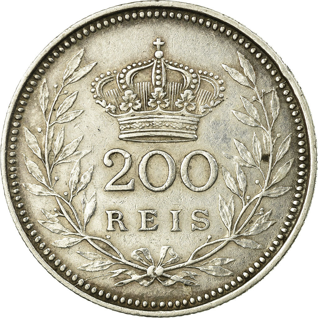 Moeda, Portugal, Manuel II, 200 Reis, 1909, Paris, EF(40-45), Prata, KM:549