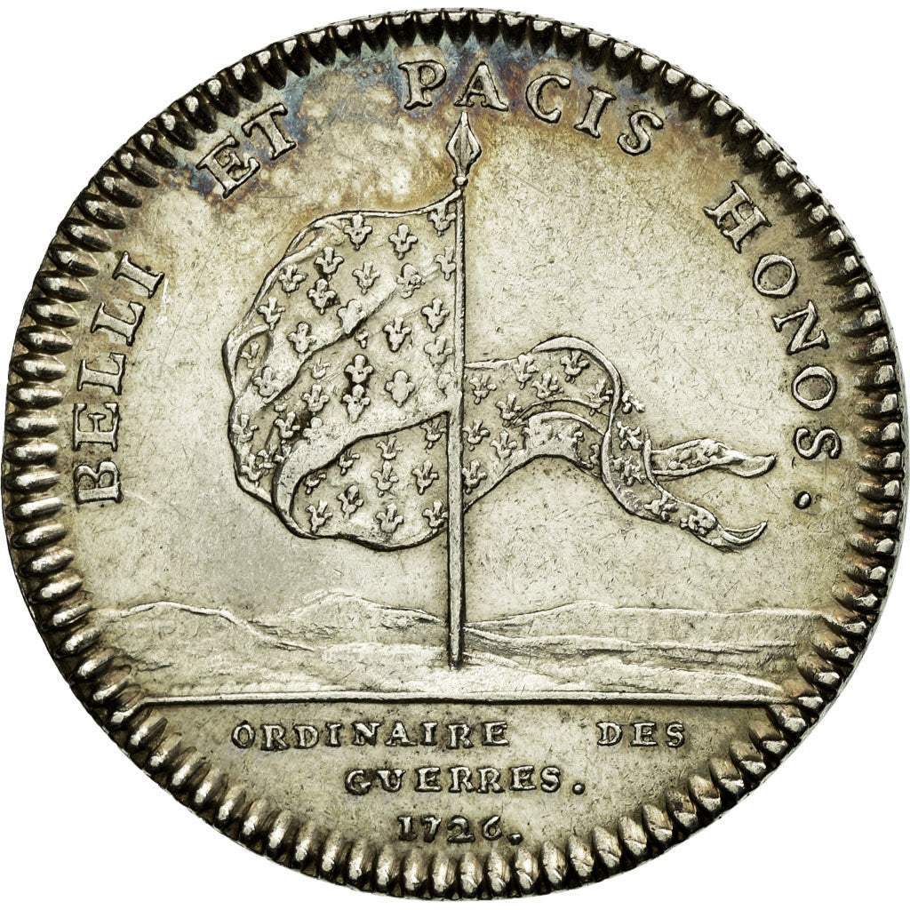 France, Token, Royal, 1726, AU(50-53), Silver, Feuardent:537