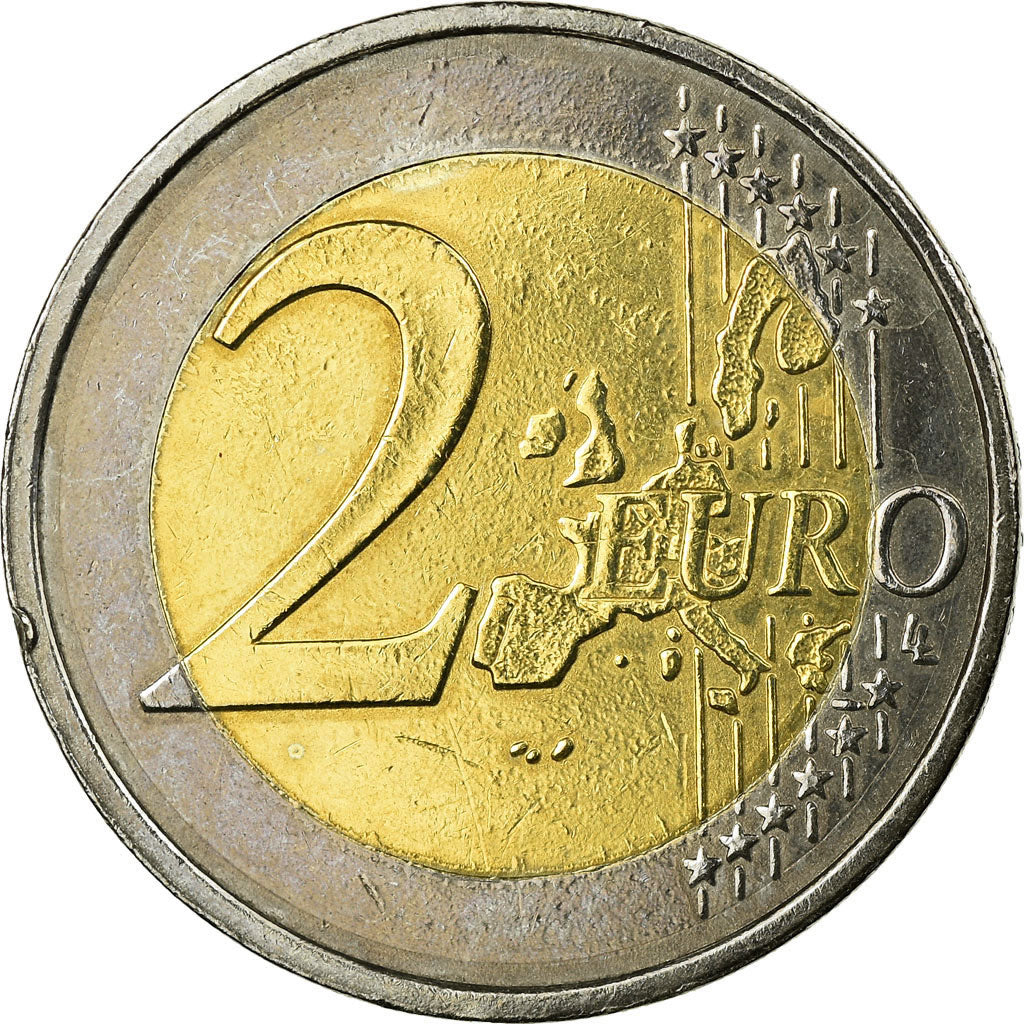 GERMANY - FEDERAL REPUBLIC, 2 Euro, 2002, EF(40-45), Bi-Metallic, KM:214
