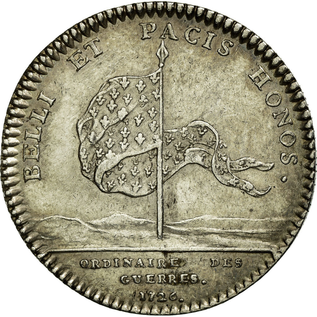 France, Token, Royal, 1726, AU(50-53), Silver, Feuardent:537