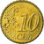 GERMANY - FEDERAL REPUBLIC, 10 Euro Cent, 2002, AU(55-58), Brass, KM:210