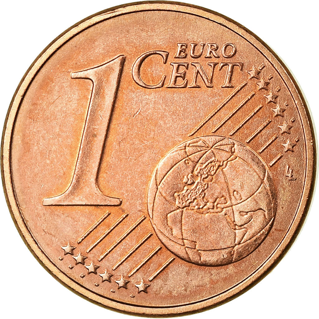 Federale Duitse Republiek, Euro Cent, 2002, ZF, Copper Plated Steel, KM:207