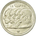 Coin, Belgium, 100 Francs, 100 Frank, 1950, EF(40-45), Silver, KM:138.1