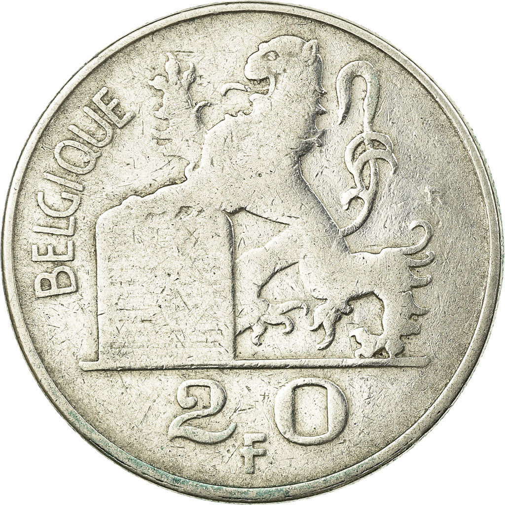 Coin, Belgium, 20 Francs, 20 Frank, 1949, VF(30-35), Silver, KM:140.1