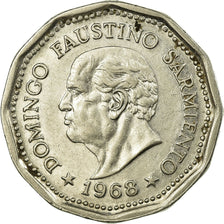Coin, Argentina, 80th Anniversary - Death of D. Faustino Sarmiento, 25 Pesos