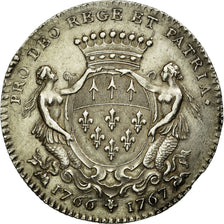 France, Token, Royal, 1767, AU(55-58), Silver, Feuardent:8926