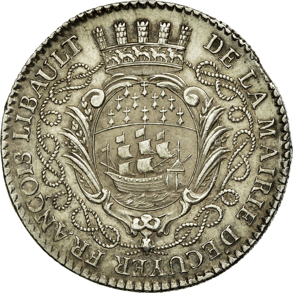 France, Token, Royal, 1767, AU(55-58), Silver, Feuardent:8926