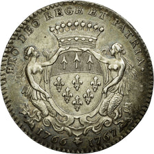 France, Token, Royal, 1767, AU(55-58), Silver, Feuardent:8926
