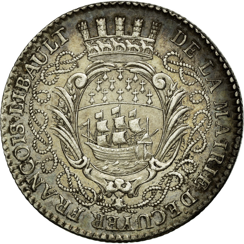 France, Token, Royal, 1767, AU(55-58), Silver, Feuardent:8926