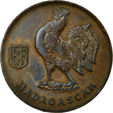 Coin, Madagascar, Franc, 1943, Pretoria, VF(30-35), Bronze, KM:2