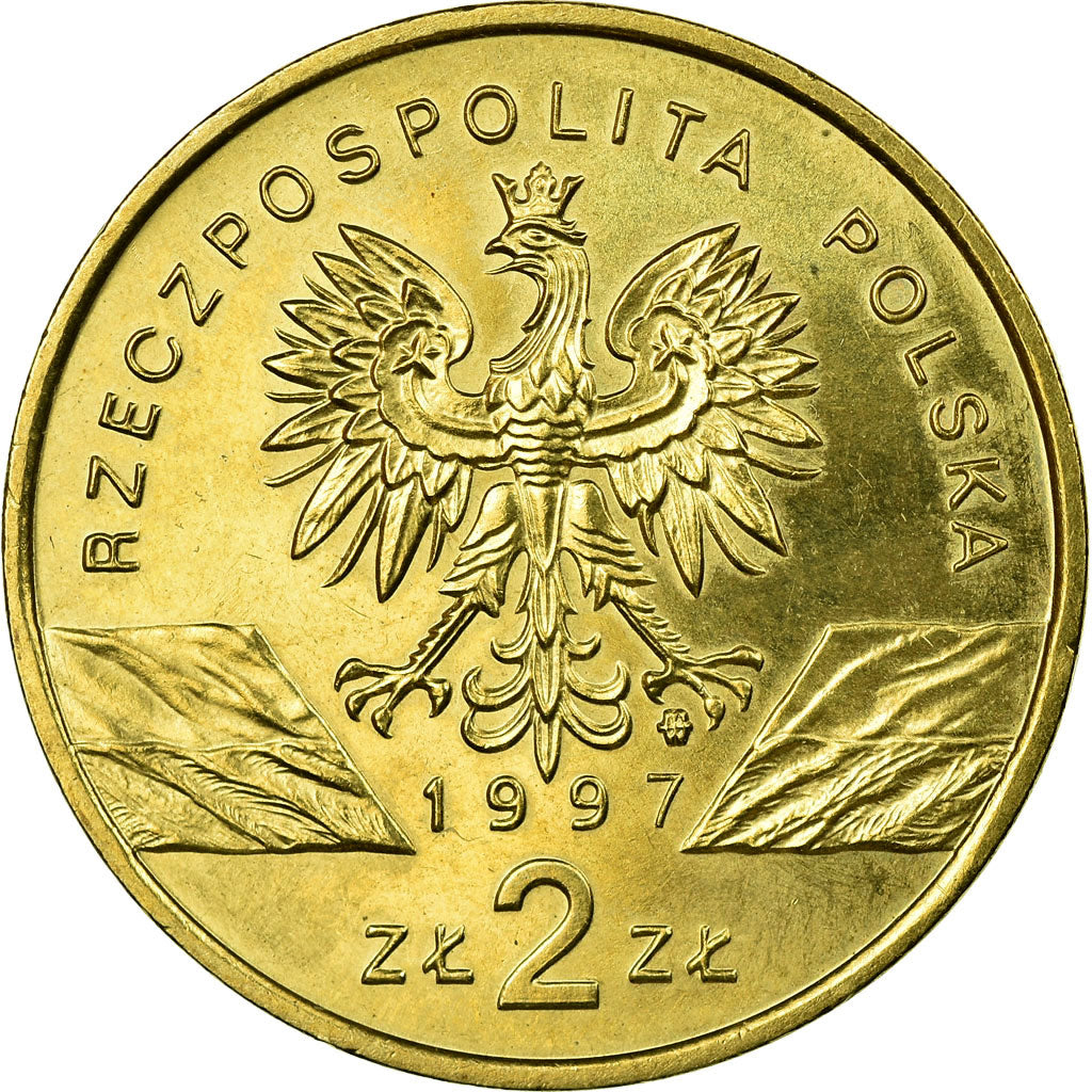 Monnaie, Pologne, Jelonek Rogacz - Lucanus cervus., 2 Zlote, 1997, Warsaw, TTB+