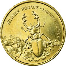Coin, Poland, Jelonek Rogacz - Lucanus cervus., 2 Zlote, 1997, Warsaw