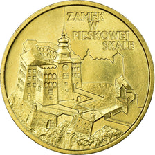 Munten, Polen, Zamek W Pieskowej Skale, 2 Zlote, 1997, Warsaw, PR, Tin, KM:331