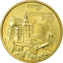 Munten, Polen, Zamek W Pieskowej Skale, 2 Zlote, 1997, Warsaw, PR, Tin, KM:331