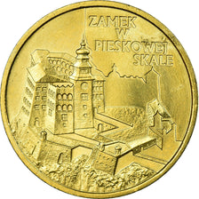Munten, Polen, Zamek W Pieskowej Skale, 2 Zlote, 1997, Warsaw, PR, Tin, KM:331