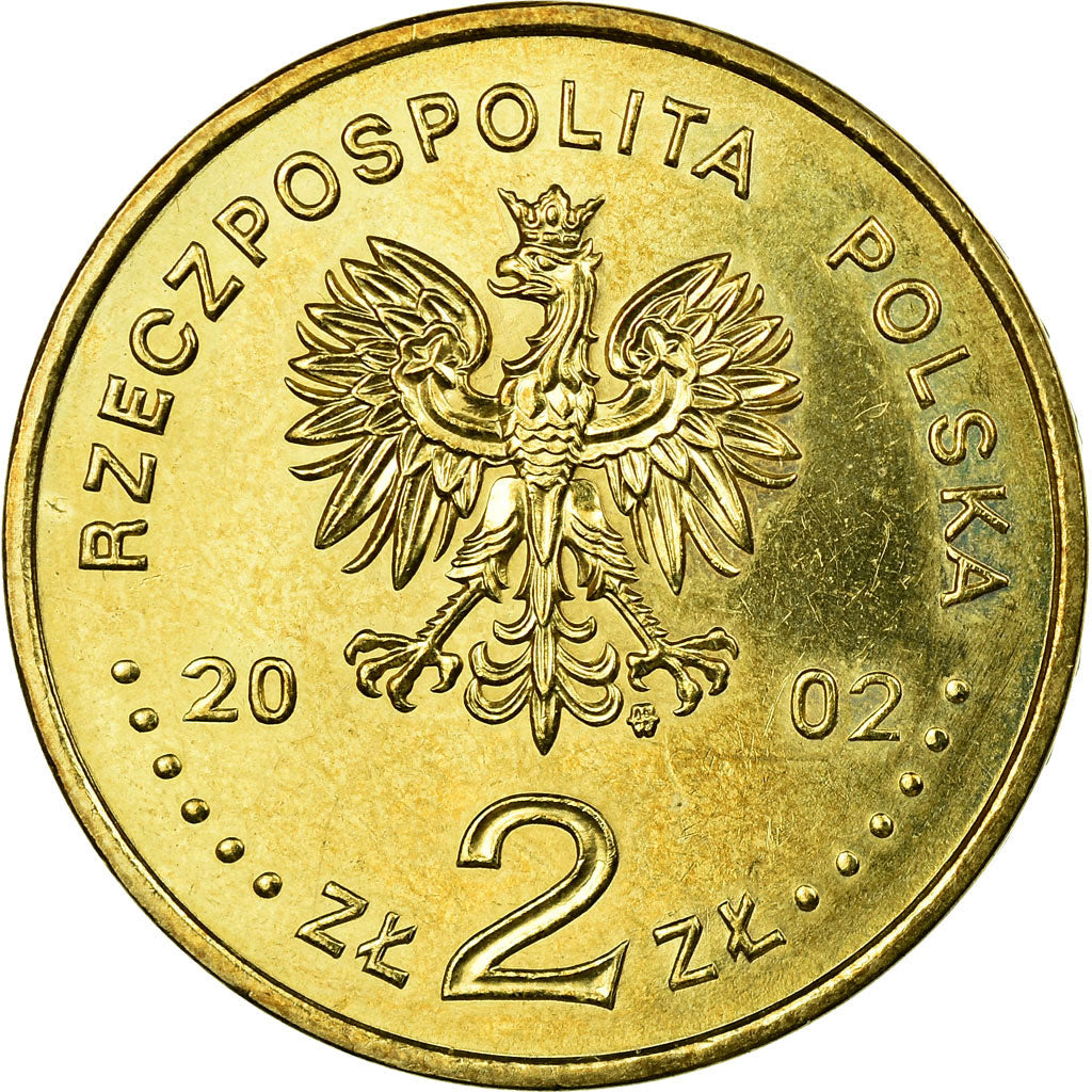 Monnaie, Pologne, Malbork Castle, 2 Zlote, 2002, Warsaw, TTB, Laiton, KM:443