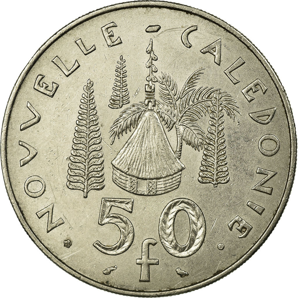 Monnaie, Nouvelle-Calédonie, 50 Francs, 1967, Paris, TTB, Nickel, KM:7