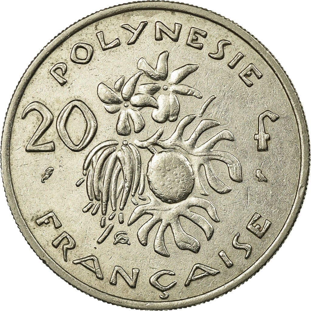 Monnaie, French Polynesia, 20 Francs, 1967, Paris, TTB, Nickel, KM:6