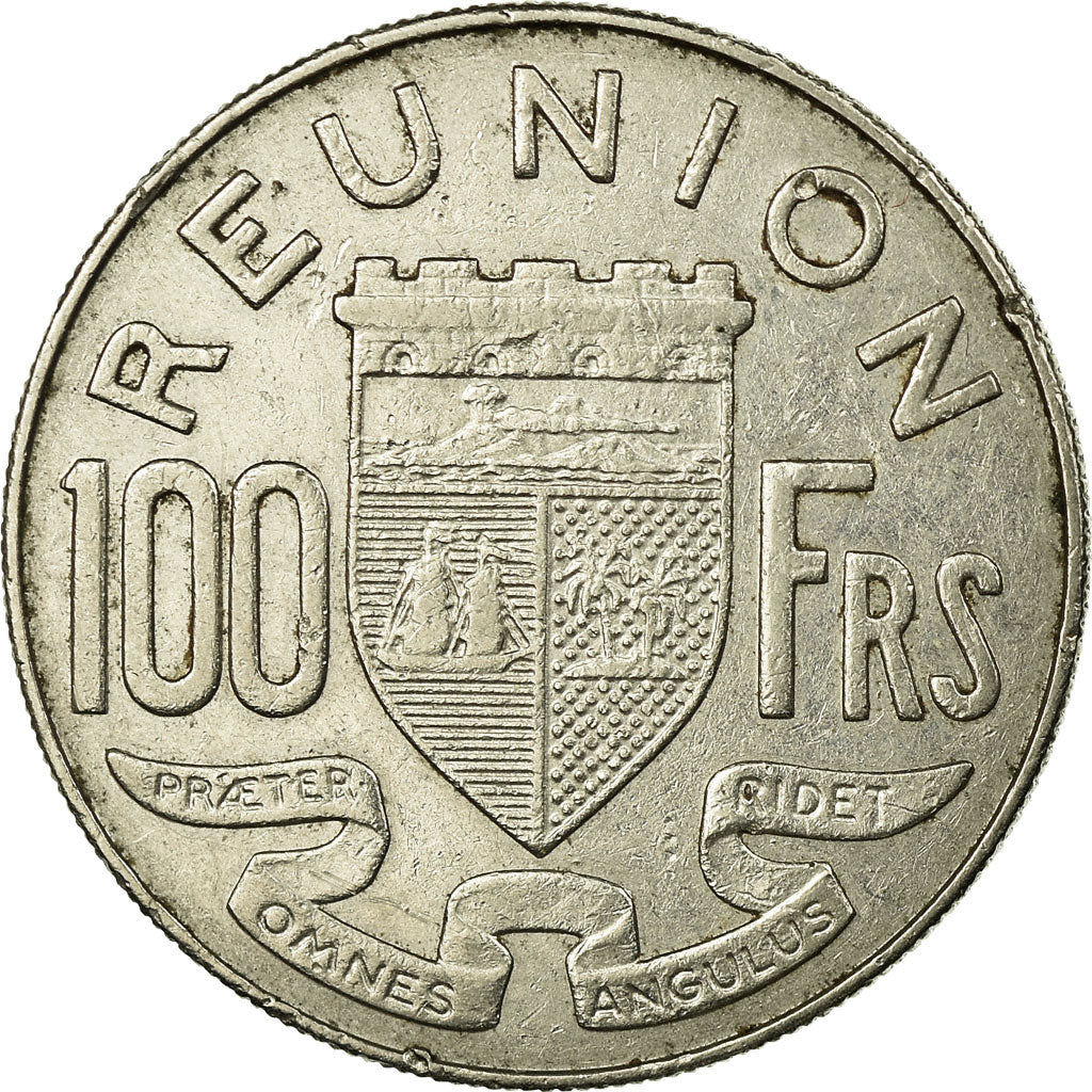 Coin, Réunion, 100 Francs, 1964, EF(40-45), Nickel, KM:13
