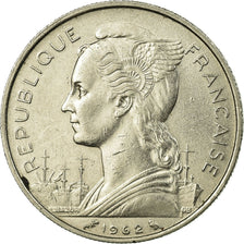 Coin, Réunion, 50 Francs, 1962, EF(40-45), Nickel, KM:12