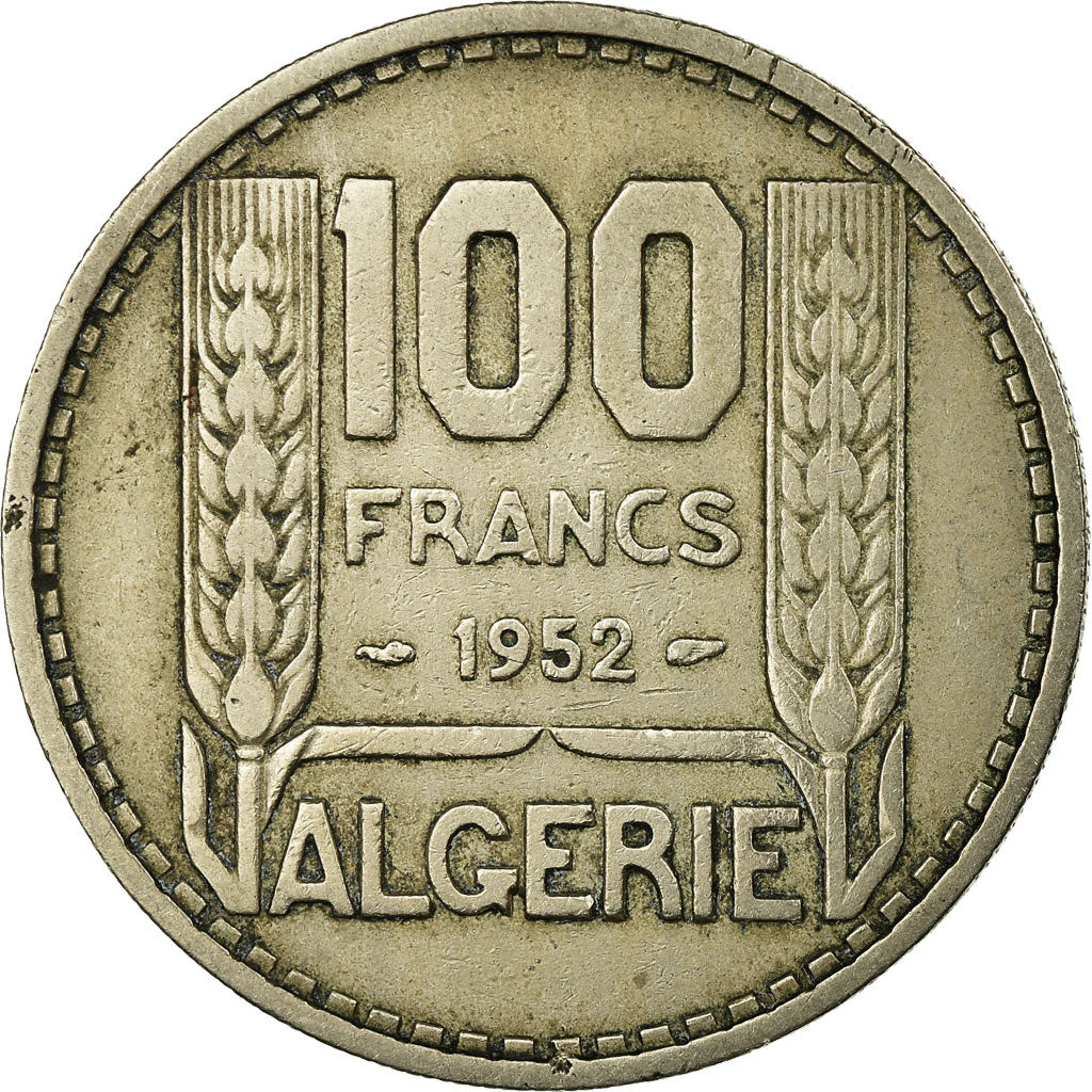 Coin, Algeria, Colonial Coinage, 100 Francs, 1952, Paris, EF(40-45)
