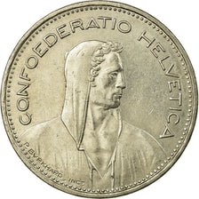 Coin, Switzerland, 5 Francs, 1992, Bern, VF(30-35), Copper-nickel, KM:40a.3