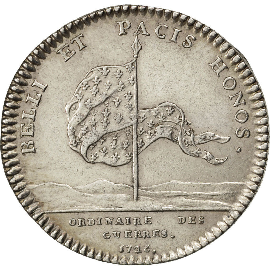 France, Token, Royal, 1726, AU(55-58), Silver, Feuardent:537