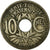 Munten, Frankrijk, Lindauer, 10 Centimes, 1919, FR+, Copper-nickel, KM:866a